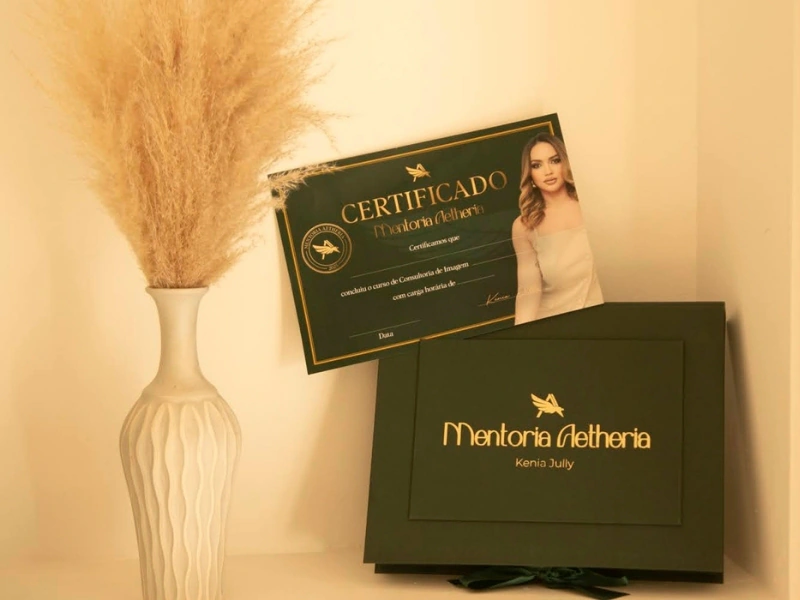 KIT MENTORIA, CERTIFICADO CONSULTORIA DE IMAGEM
