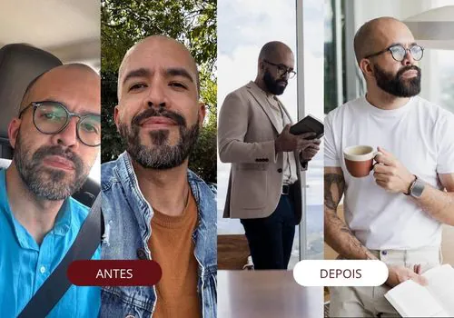 visagismo masculino online - antes e depois - consultoria de imagem