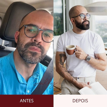 visagismo masculino online - antes e depois